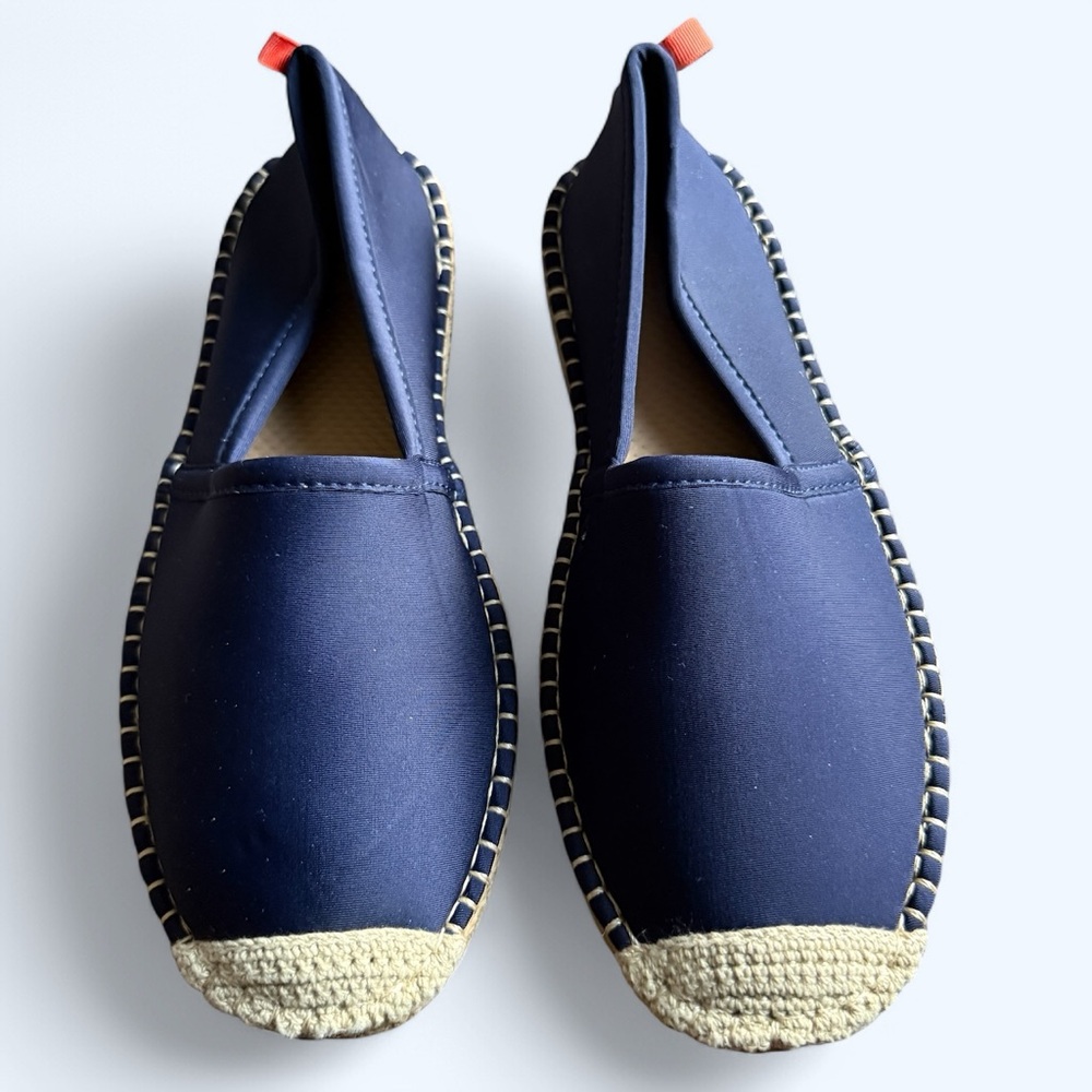 SEA STAR BEACHWEAR Navy Blue Espadrille Slip-On Shoes • Size 9 • Women
